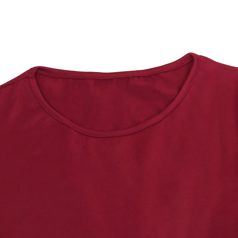 Womens Seamless Short Sleeve Bodysuit - Round Neck Thong Body Shaper